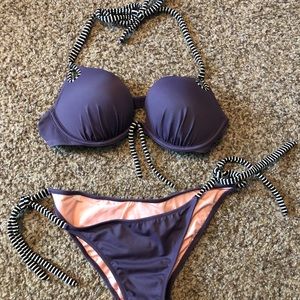 Purple Victoria Secret swimsuit